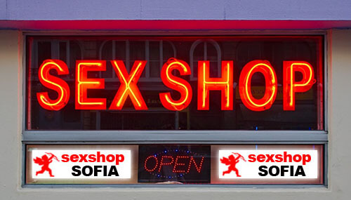 банер на секс магазин Купидон в град София